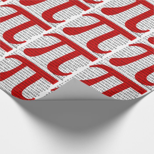 pi cadeaupapier (Hoek)