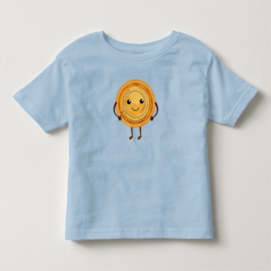 Pi, Cartoon taart Kinder Shirts (Voorkant)