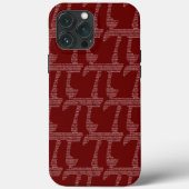 Pi Case-Mate iPhone Case (Achterkant)