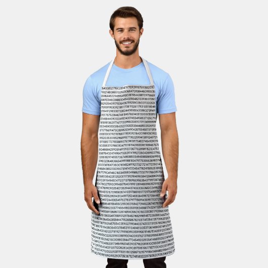 Pi Cijfers Pi Infinite Numbers Pattern Pi Day Schort (Gedragen)