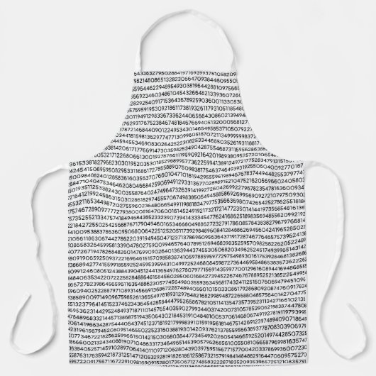 Pi Cijfers Pi Infinite Numbers Pattern Pi Day Schort (Voorkant)