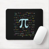 Pi Circle Number Formulas Nerdy Wiskundigen Pi Muismat (Met muis)