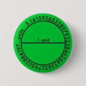 Pi-cirkel Ronde Button 5,7 Cm (Voorkant)