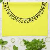 Pi-cirkel Theedoek (Gevouwen)