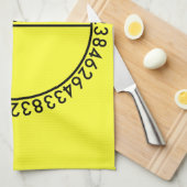 Pi-cirkel Theedoek (Quarter Fold)