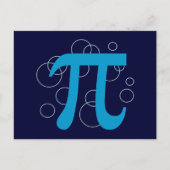 Pi-cirkels Briefkaart (Voorkant)