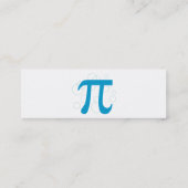 Pi-cirkels Mini Visitekaartje (Achterkant)