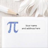 Pi-cirkels retourneren adreslabels etiket (Insitu)