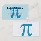 Pi-cirkels Visitekaartje (Voorkant / Achterkant)