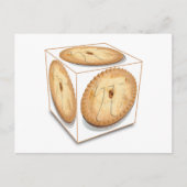 Pi Cubed (PIE CUBED) PI PIE CRUST Briefkaart (Voorkant)