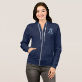 Pi / Cutie Pi aangepaste naam Hoodie (Voorkant volledig)