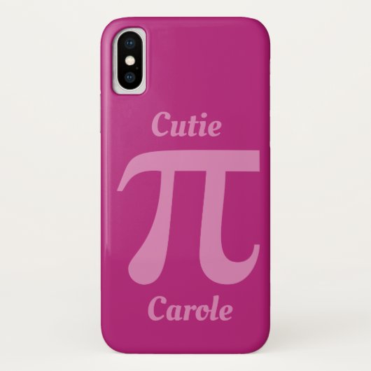 Pi-/Cutie Pie-telefoongesprekken Case-Mate iPhone Case (Achterkant)