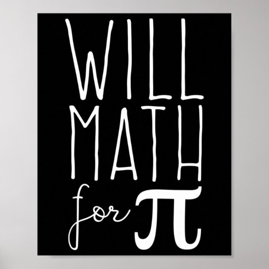 Pi Dag 14 maart Wiskunde minnaar Science Funny 3.1 Poster (Voorkant)