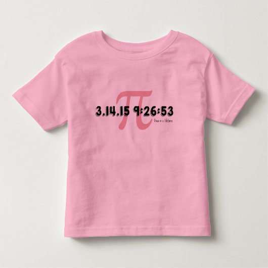 Pi-dag 2015: Eenmaal in een leven. Kinder Shirts (Voorkant)