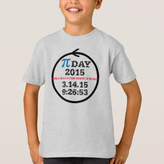 Pi Dag 2015 (kinder T-shirt M)