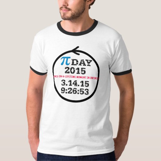 Pi-dag 2015 (licht T-shirt) T-shirt (Voorkant)