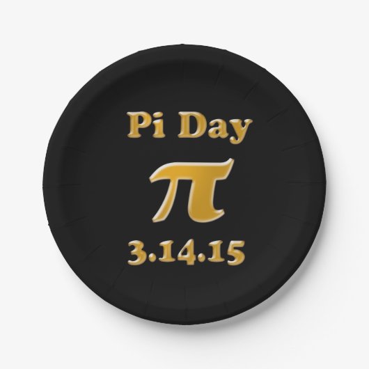 Pi-dag 2015 papieren Borden Bordje (Voorkant)