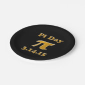 Pi-dag 2015 papieren Borden Papieren Bordje (Gekanteld)