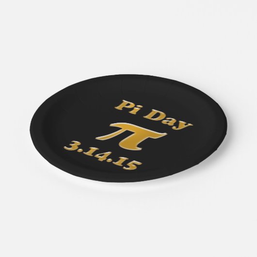 Pi-dag 2015 papieren Borden Papieren Bordje (Gekanteld)