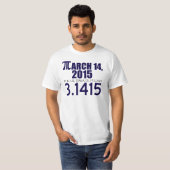 Pi Dag 2015 T-shirt (Voorkant volledig)