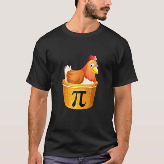 Pi-dag 2020 Kip Pot Pi-dag Taart Wiskunde Geek 314 T-shirt (Voorkant)
