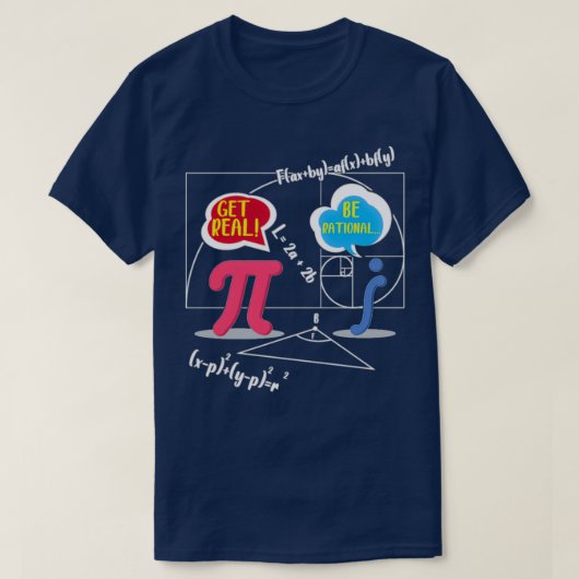 Pi Dag 2020 Wiskunde Nerd Wiskunde lerarenformule T-shirt (Design voorkant)