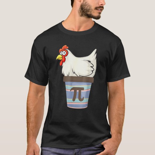 Pi-dag 2022 Wiskunde  Wiskunde Kip Pot Pie Outfit T-shirt (Voorkant)