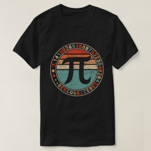 Pi-dag 2024-viering vintage Pi-symbool 3.14 T-shirt