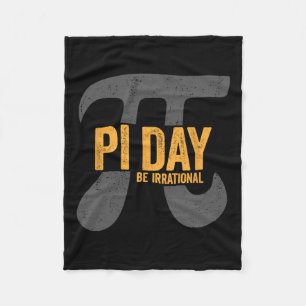 Pi-dag 2025 Grappige wiskundeleraar Kinderen 3.14 Fleece Deken