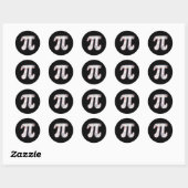 PI Dag 2025 Retro  Wiskunde Docent Vrouwen Mannen  Ronde Sticker (Vel)