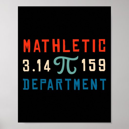 Pi Dag 2025 Wiskunde Lover Wiskunde Mathletic Depa Poster (Voorkant)