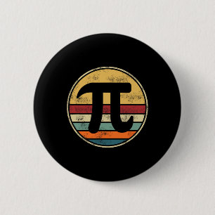 Pi Dag 2025 Wiskunde Lover Wiskunde Retro Vintage  Ronde Button 5,7 Cm