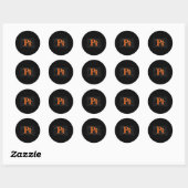 Pi Dag 2025 Wiskunde Science Funny Teacher Gift Ronde Sticker (Vel)