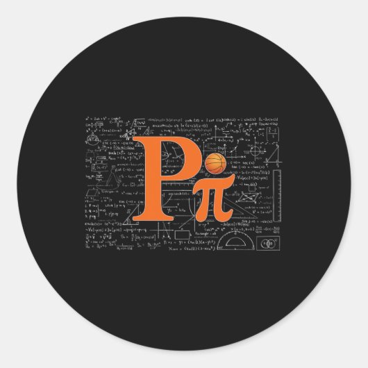 Pi Dag 2025 Wiskunde Science Funny Teacher Gift Ronde Sticker (Voorkant)