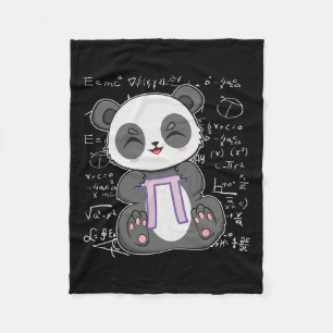 PI Dag 3.14159 Algebra Mathematisch Anime Panda Be Fleece Deken