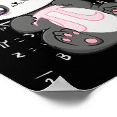 PI Dag 3.14159 Algebra Mathematisch Anime Panda Be Poster (Hoek)