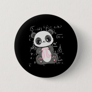 PI Dag 3.14159 Algebra Mathematisch Anime Panda Be Ronde Button 5,7 Cm