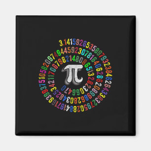 PI Dag 3.14159 PI Symbool Wetenschap en Wiskunde D Magneet