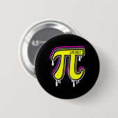 PI Dag 3.14.2025 Helder Ronde Button 5,7 Cm (Voorkant /achterkant)