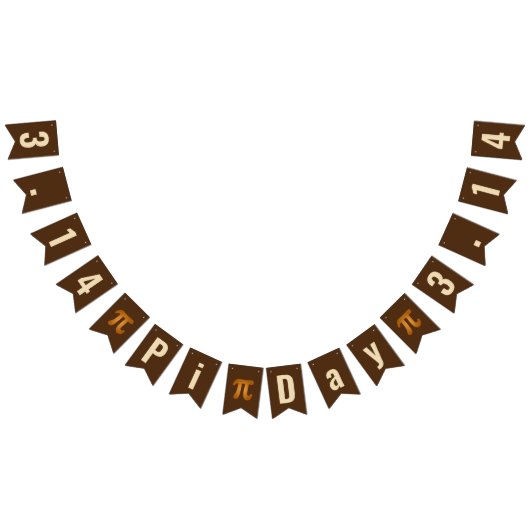 PI dag 3.14 Bunting banner (Alle)