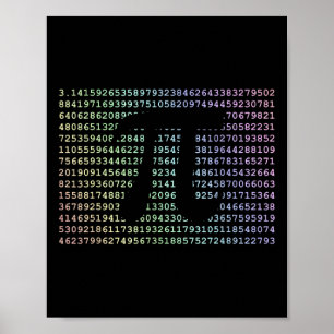 Pi Dag 3.14 Cool Funny Nerd Wiskunde Geek 2017 Reg Poster
