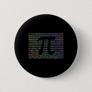 Pi Dag 3.14 Cool Funny Nerd Wiskunde Geek 2017 Reg Ronde Button 5,7 Cm