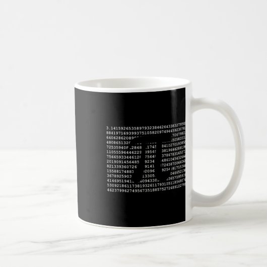 Pi Dag 3.14 Cool Funny Nerd Wiskunde Geek Koffiemok (Rechts)