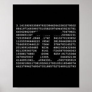 Pi Dag 3.14 Cool Funny Nerd Wiskunde Geek Poster