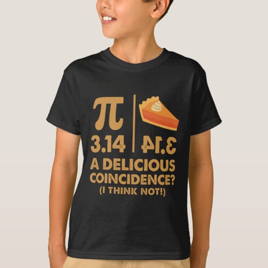 Pi Dag 3.14 Heerlijk Toeval Grappige Wiskunde Nerd T-shirt (Voorkant)