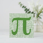 Pi Dag 3.14 Kaart (Staand voorkant)