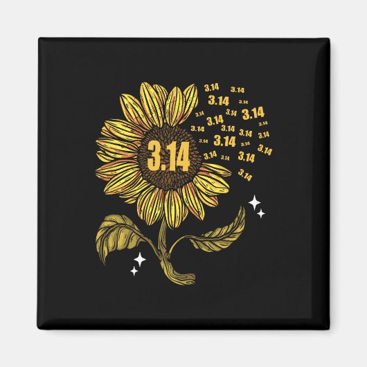 PI Dag 3.14 Nummersymbool voor Wiskunde docent Magneet (Voorkant)