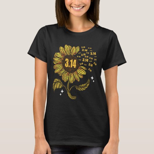PI Dag 3.14 Nummersymbool voor Wiskunde docent T-shirt (Voorkant)