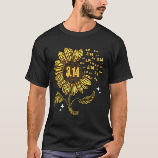 PI Dag 3.14 Nummersymbool voor Wiskunde docent T-shirt (Voorkant)