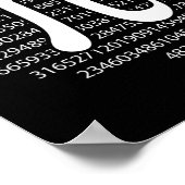 Pi dag 3.14 Pi dag Grappige Wiskunde liefhebber Ha Poster (Hoek)